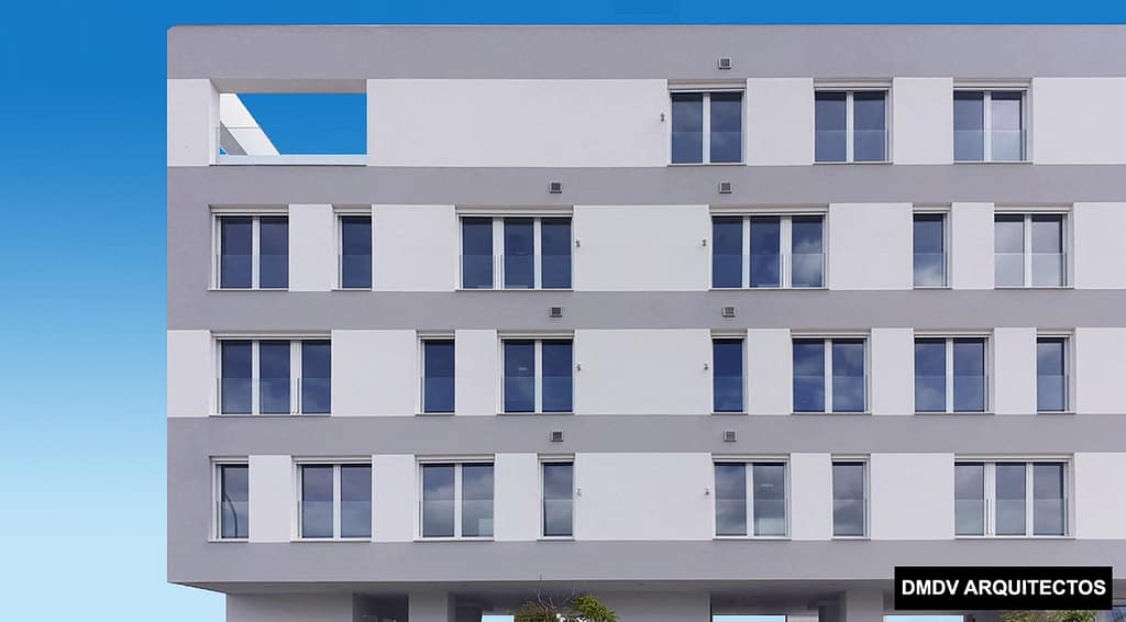 Edificio residencial en Madrid, construido bajo el estándar Passivhaus, en el que ha intervenido ONHAUS.