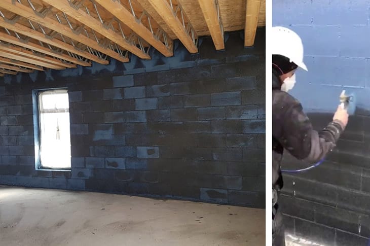 Blowerproof Liquid, es la solución para el sellado hermético y control de vapor de los muros y los diferentes encuentros de la envolvente de la vivienda